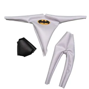 1:12 Scale Alex Ross Inspired Batman | Grey Suit with Yellow & Black Emblem | Tailored to Fit VToys