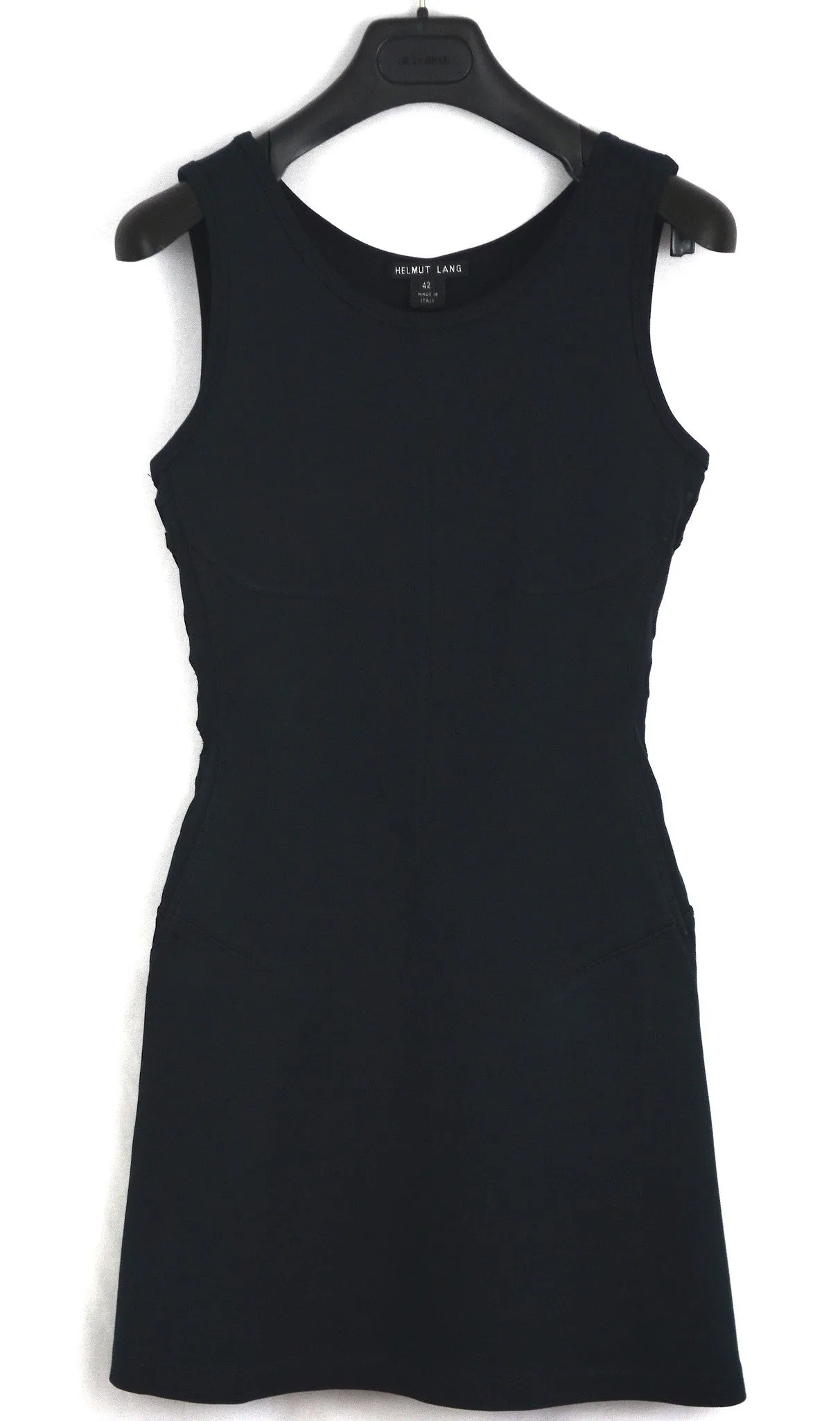 2001 Compact Jersey Tailored Sport Dress with Laced Cut-Outs