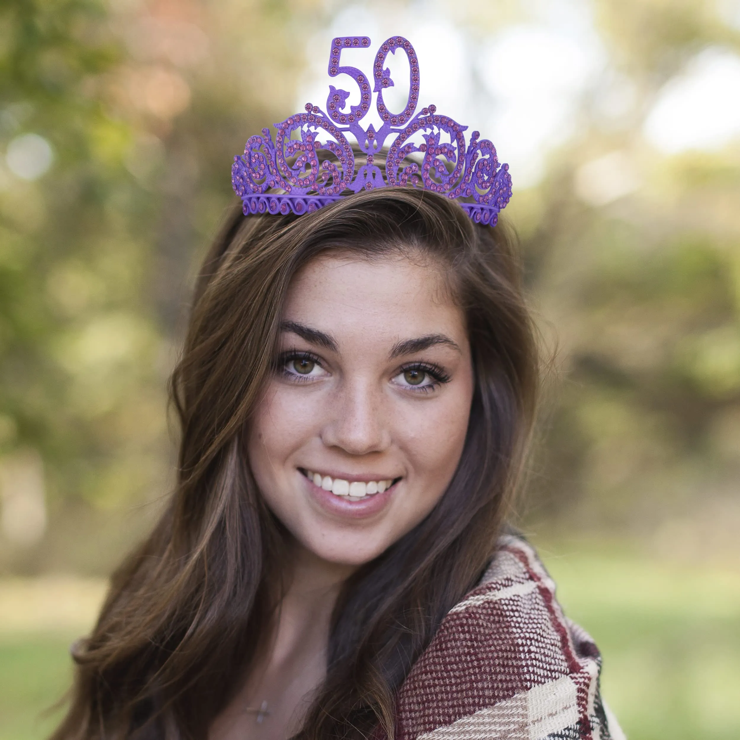 50th Birthday, 50th Birthday Gifts for Women, 50th Birthday Crown and Sash for Women, 50th