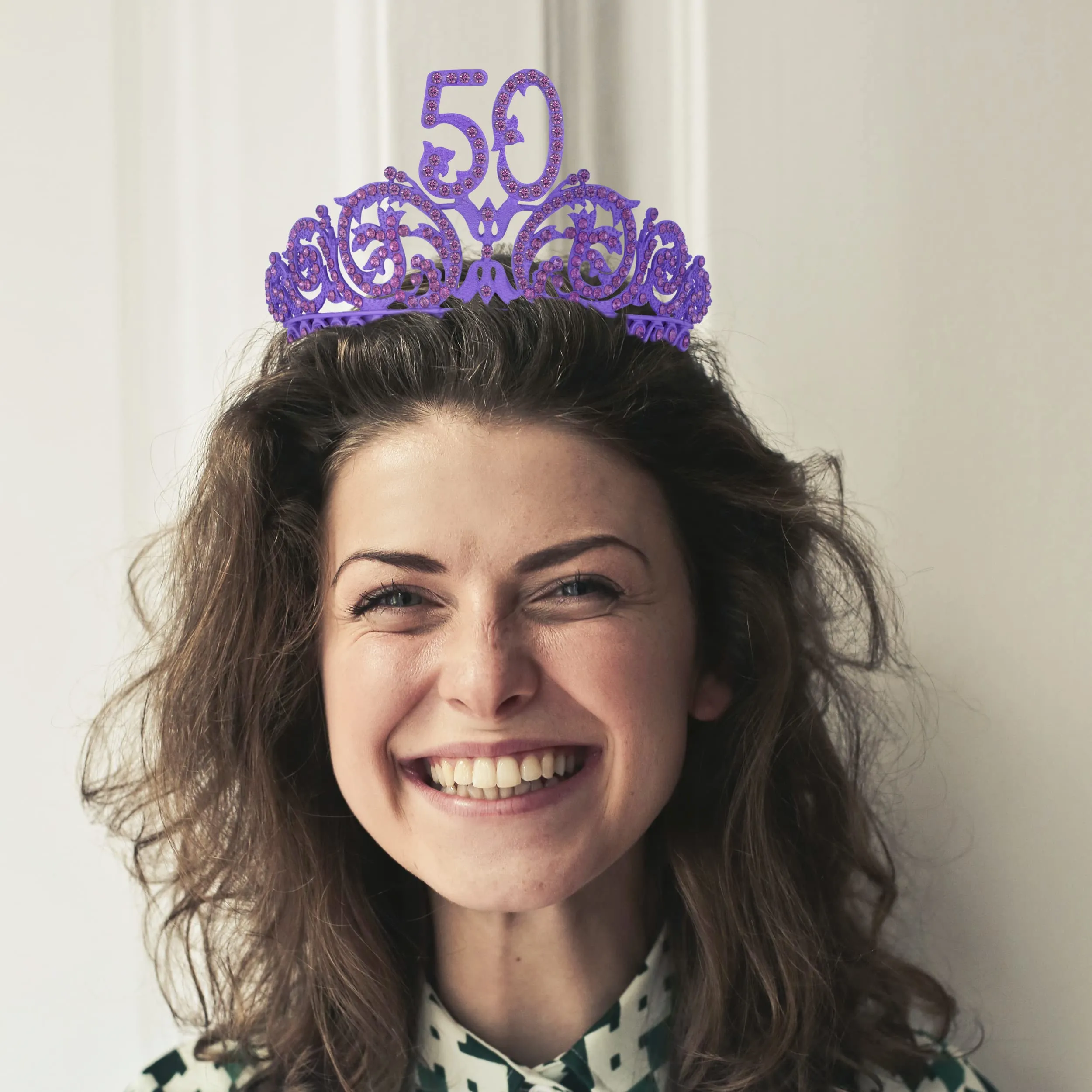 50th Birthday, 50th Birthday Gifts for Women, 50th Birthday Crown and Sash for Women, 50th