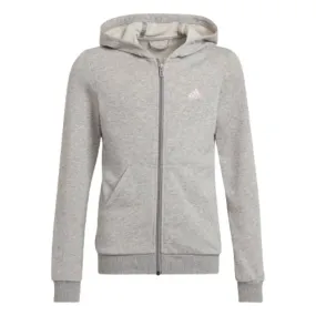 Adidas Essentials Gs-Girls Lifestyle Hoody Grey/Clear Pink