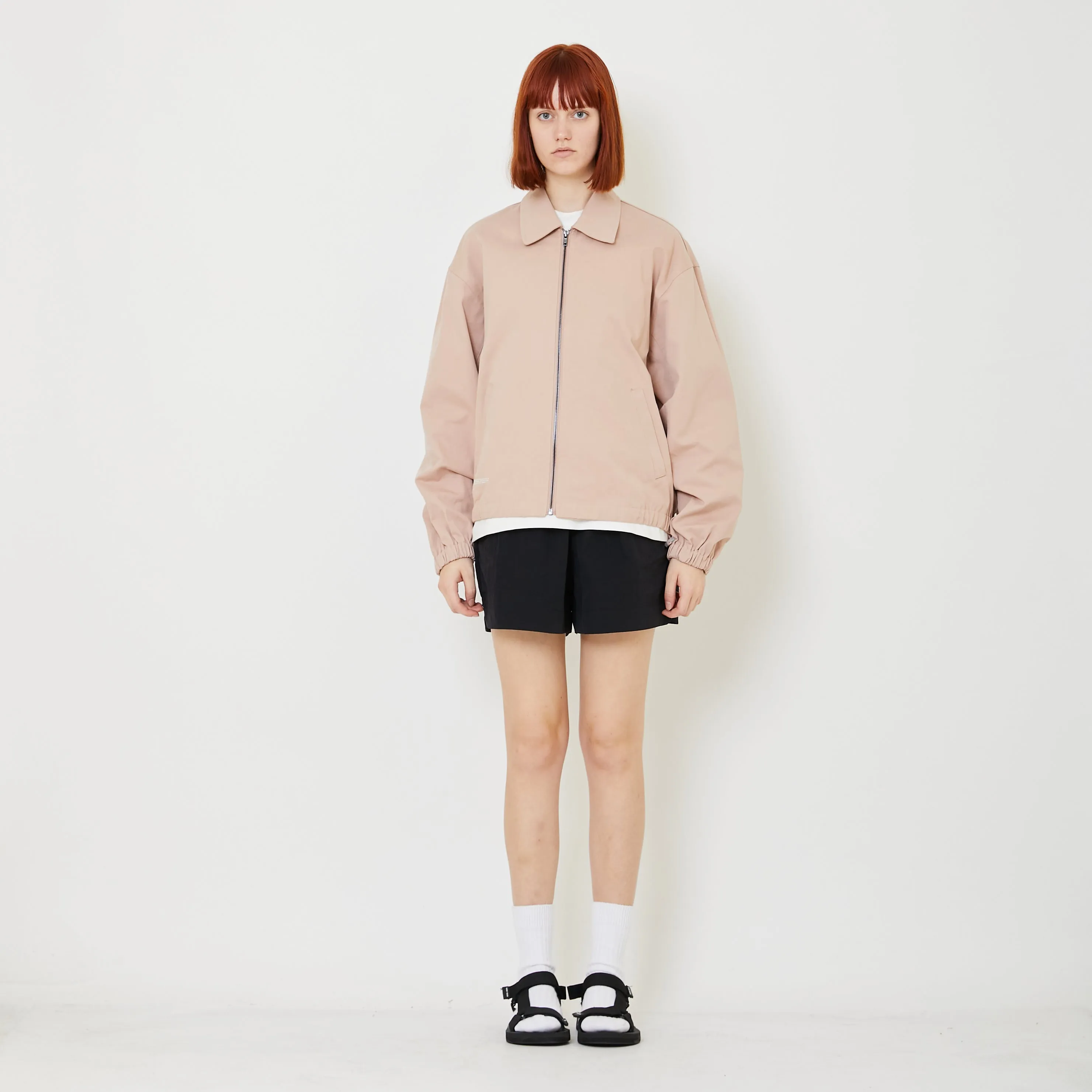 Adult Genderless Cropped Jacket - Dusty Pink - SU2408005B