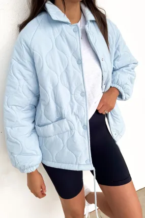 Aimee Quilted Jacket Blue