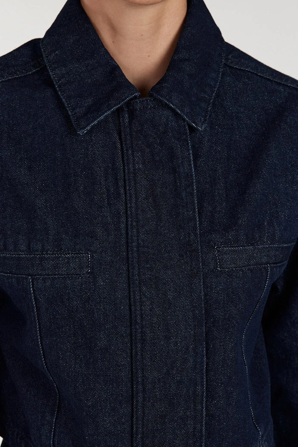 ALBERTA INDIGO DENIM JACKET