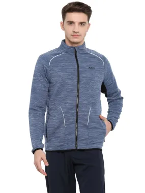 Alcis Men Blue Solid Sporty Jacket