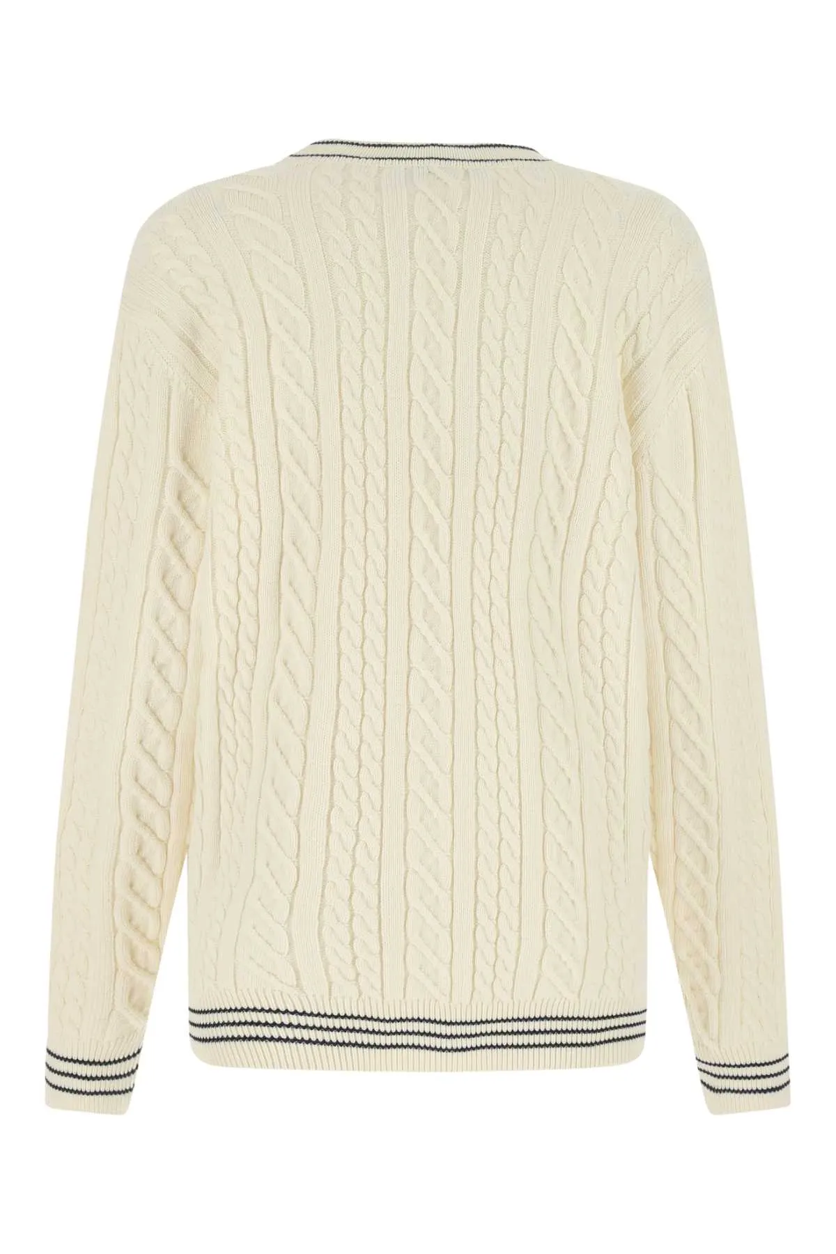 Alessandra Rich Stripe-Trim Detail Cardi-Coat