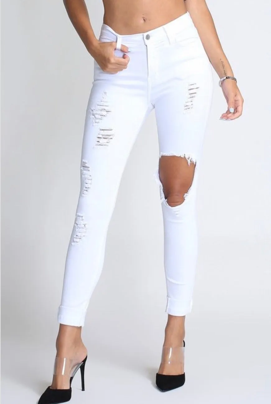 ALL WHITE JEANS