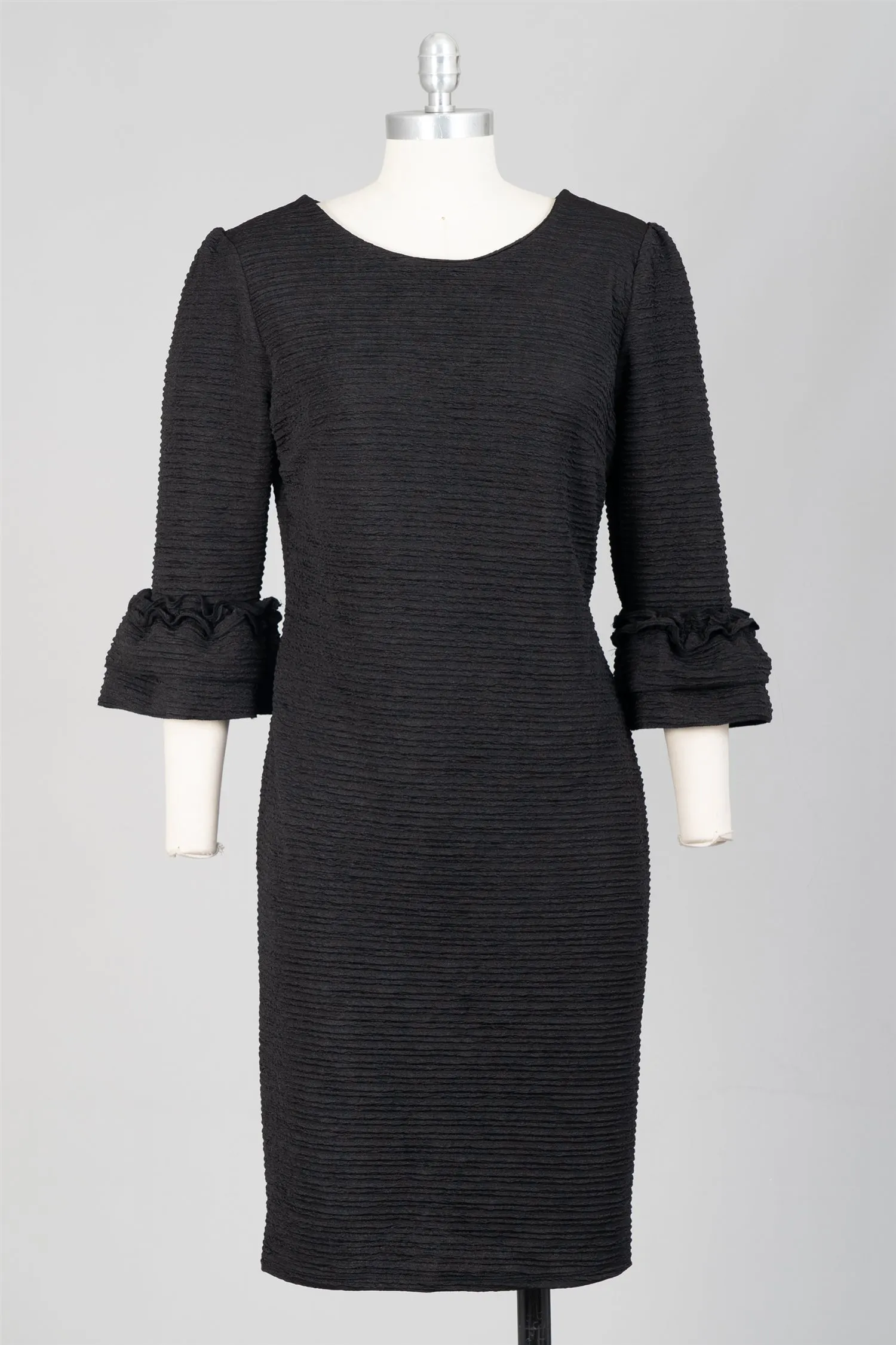 Allen Kay MTXD4237 Novelty Cuff Knit Dress