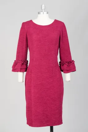 Allen Kay MTXD4237 Novelty Cuff Knit Dress