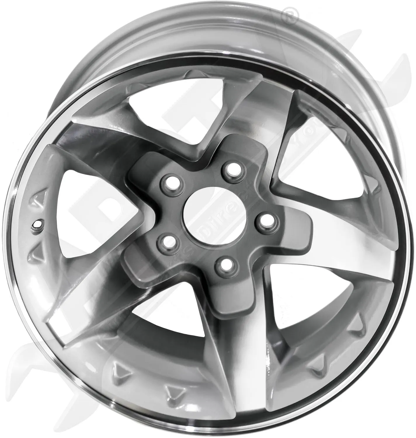 APDTY 139682 16 x 8 In. Machined Alloy Wheel