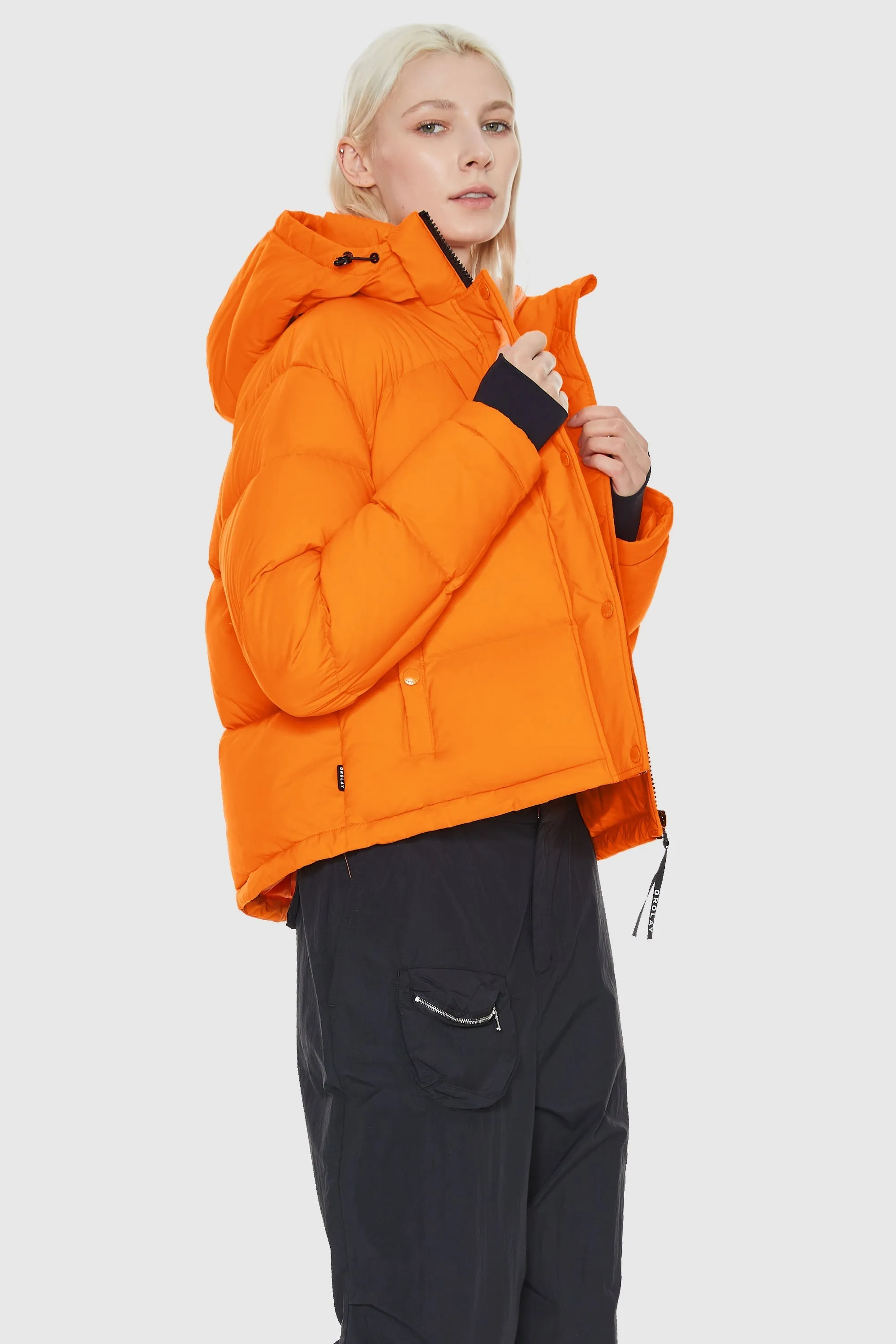 Aurora Cropped Thermal Puffer Jacket