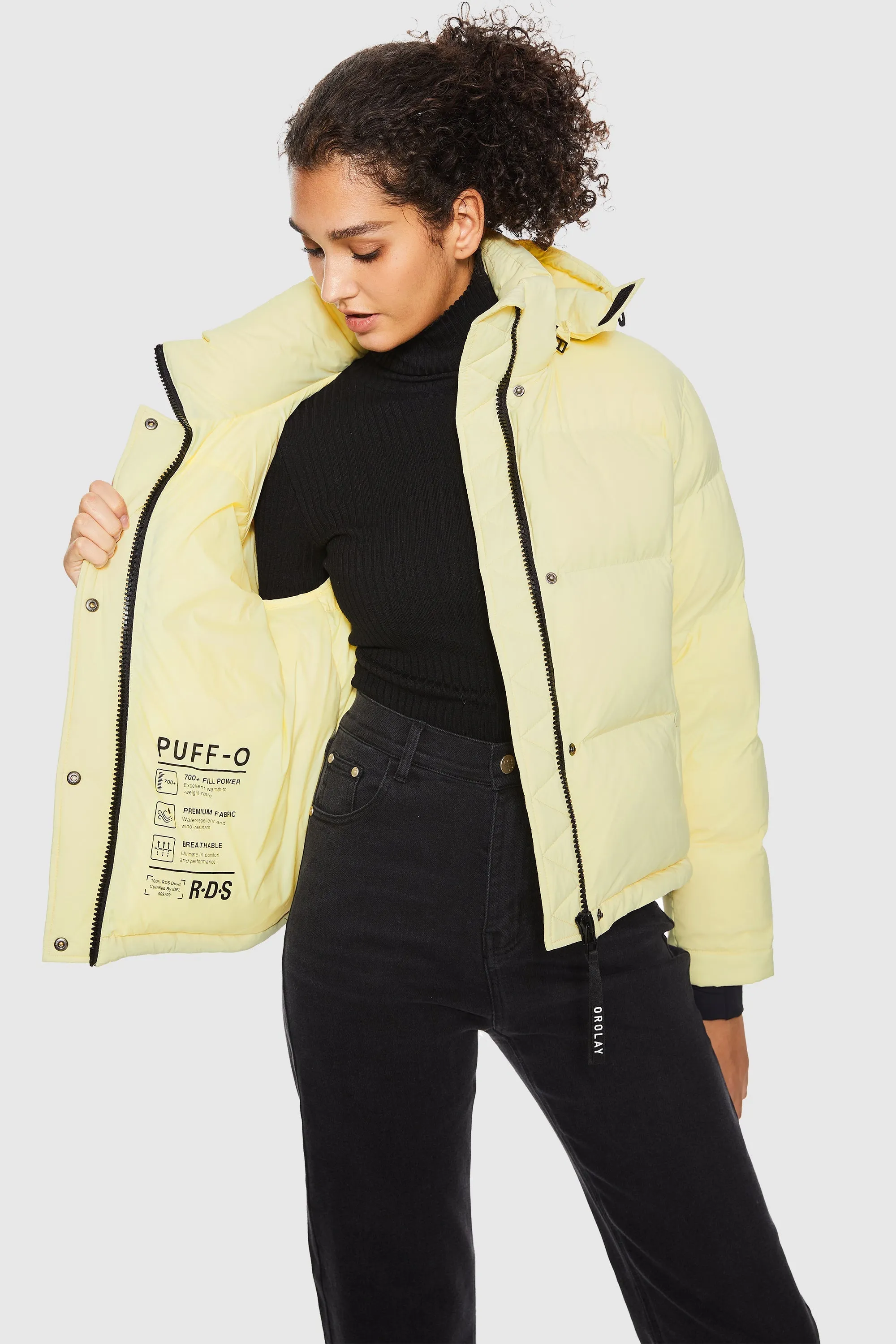 Aurora Cropped Thermal Puffer Jacket