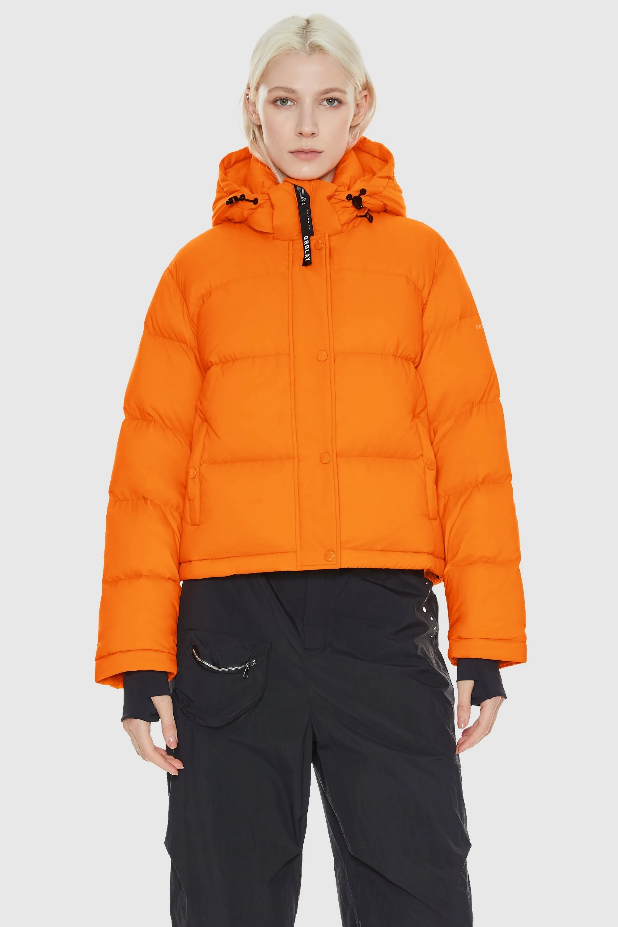 Aurora Cropped Thermal Puffer Jacket