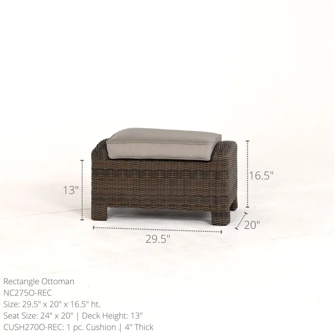 Bainbridge Rectangle Ottoman