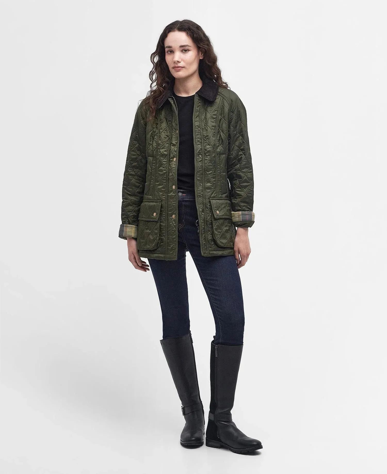 Barbour Beadnell Polarquilt Jacket Olive