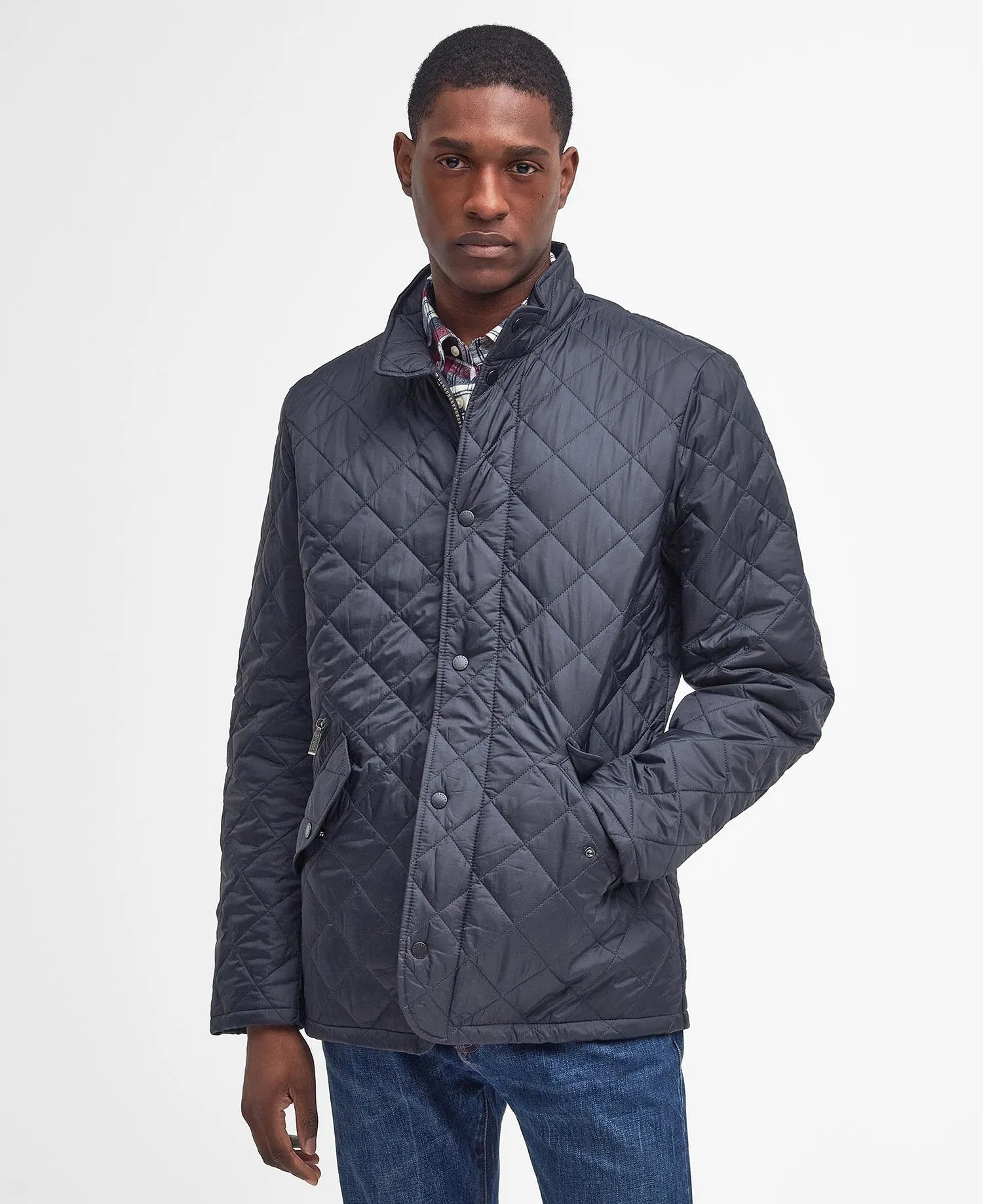 Barbour Men's Flyweight Chelsea Quilted Jacket Navy MQU0007 NY92