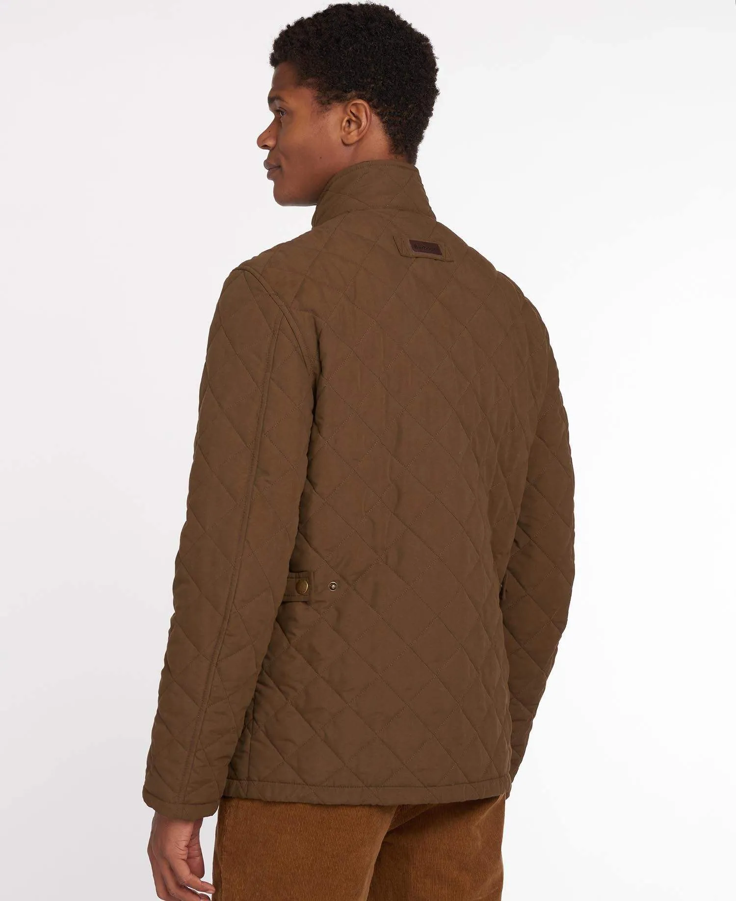 Barbour Vatteraður Jakki - Shoveler Quilted Jacket - Dark Sand