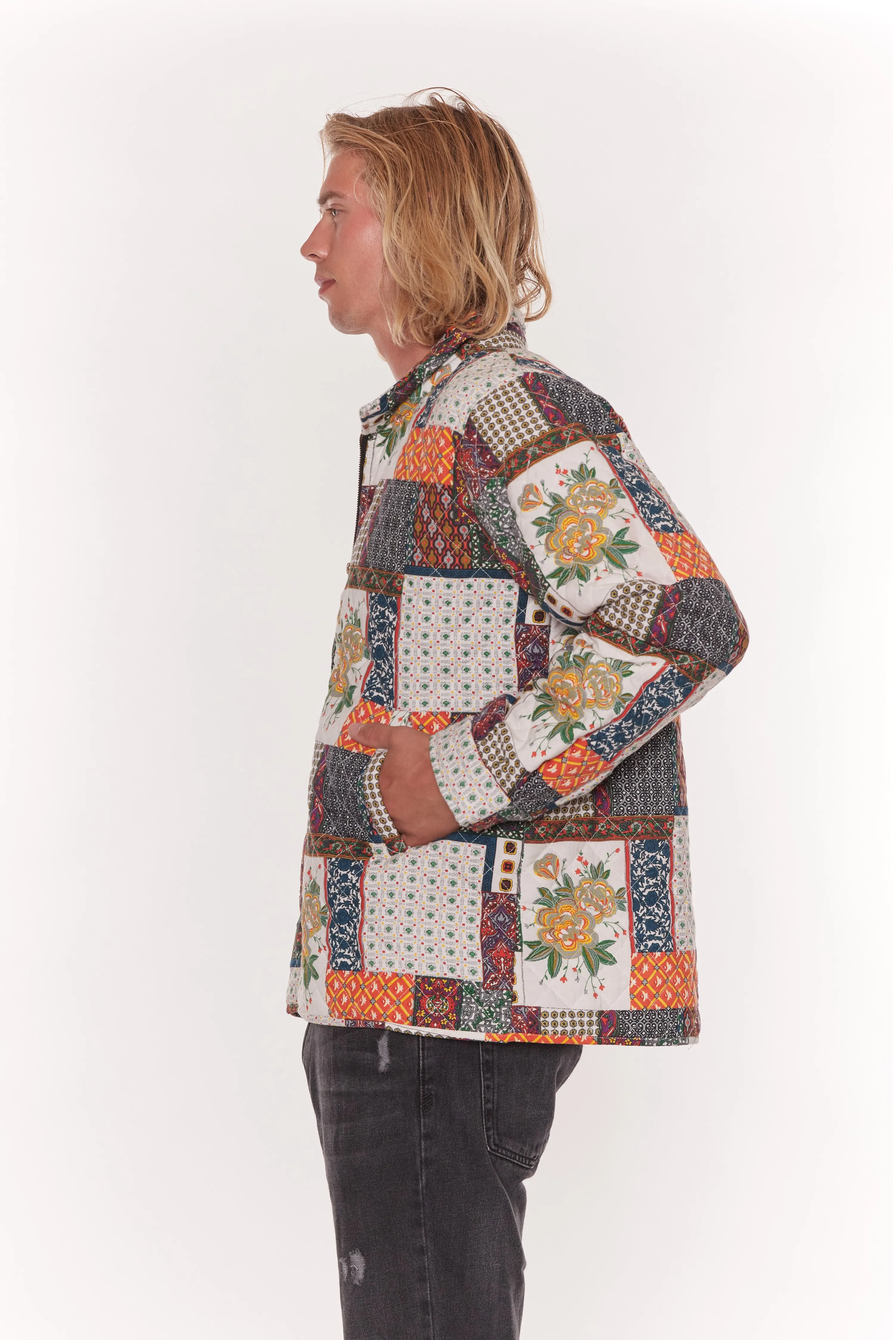 Barmer Quilted Jacket - White