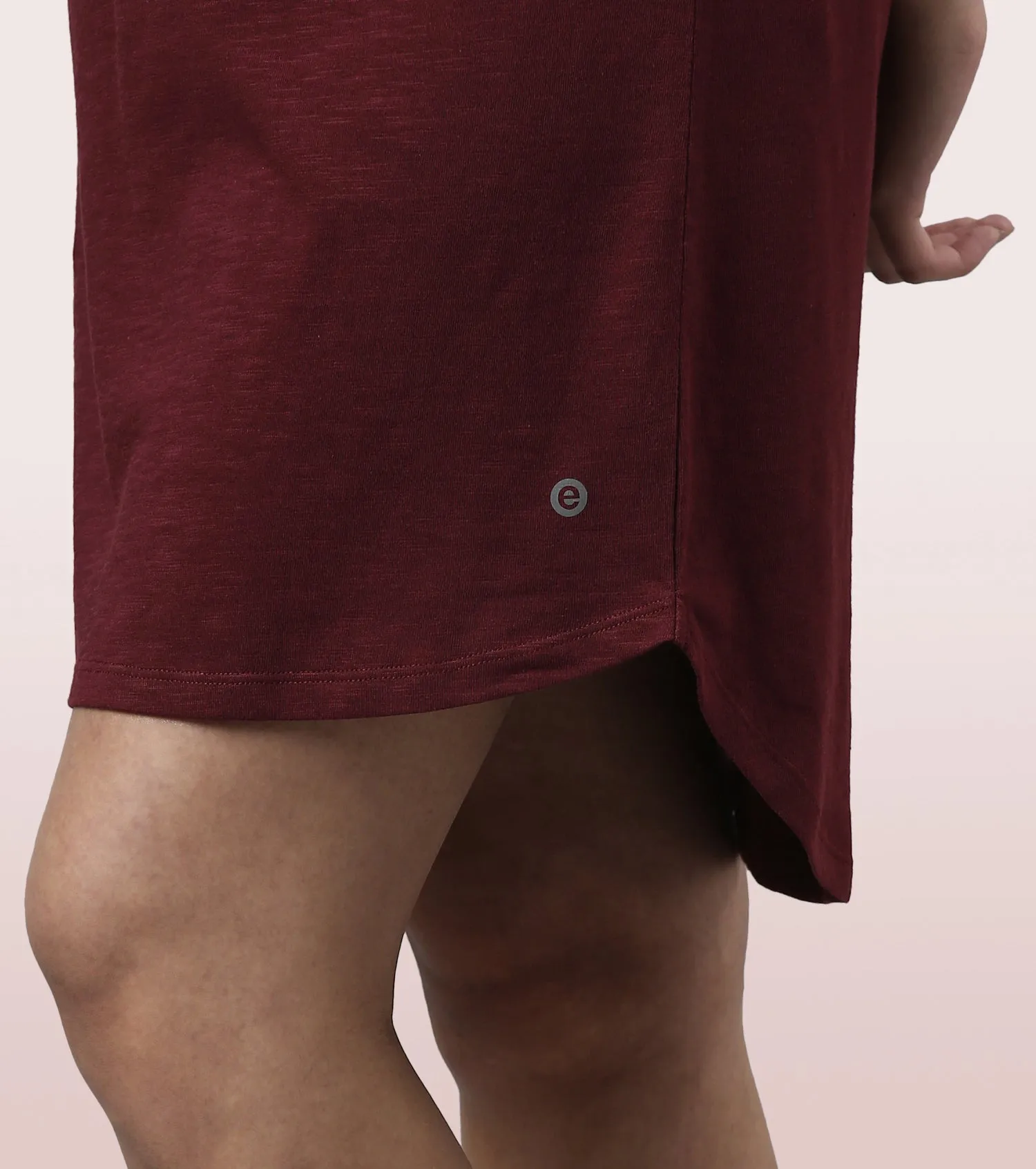 Basic Dress | Cotton Slounge Mini Dress With Chest Graphic