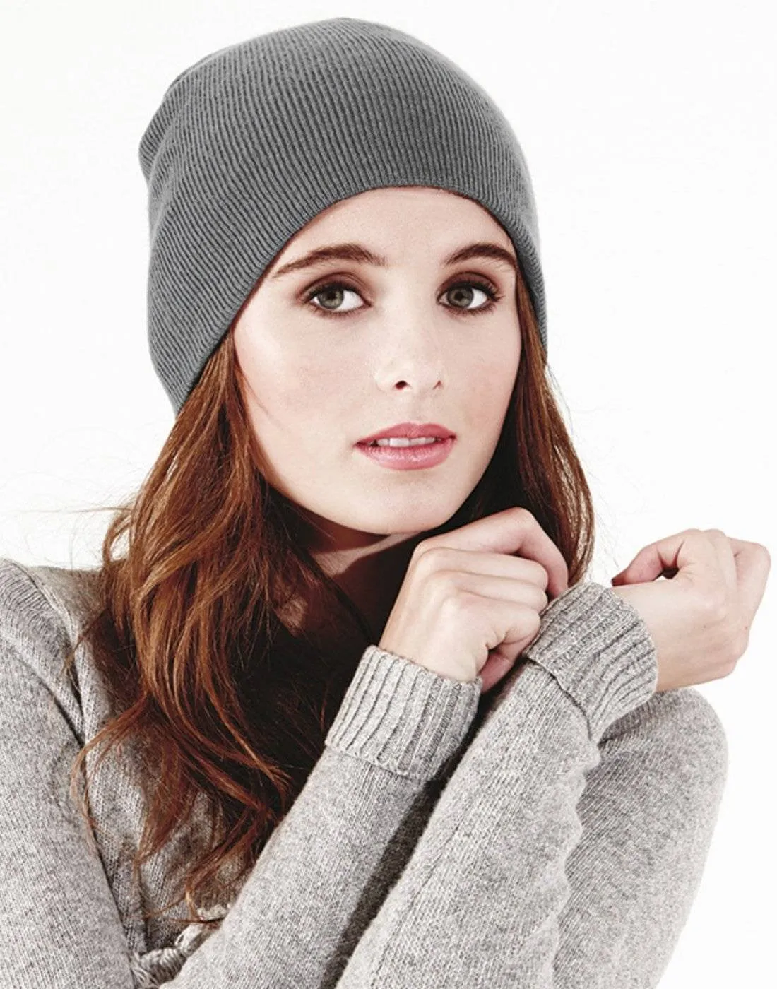 Beanie Knitted Hat | STONE