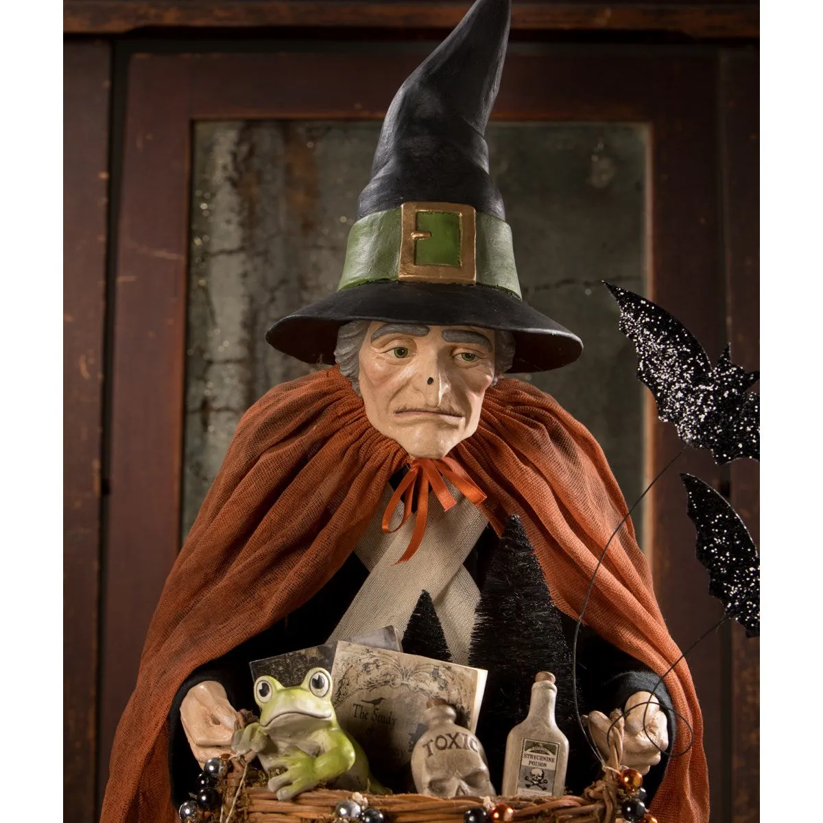 Bethany Lowe Brewhilda Peddler Witch Figurine