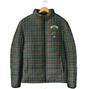 Bisset Tartan Padded Jacket with Family Crest