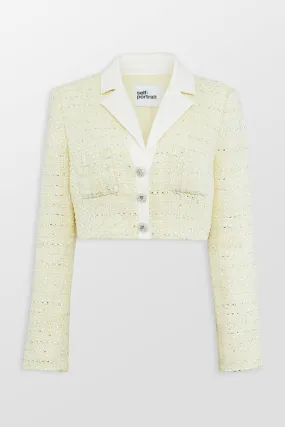 BOUCLE CROPPED JACKET