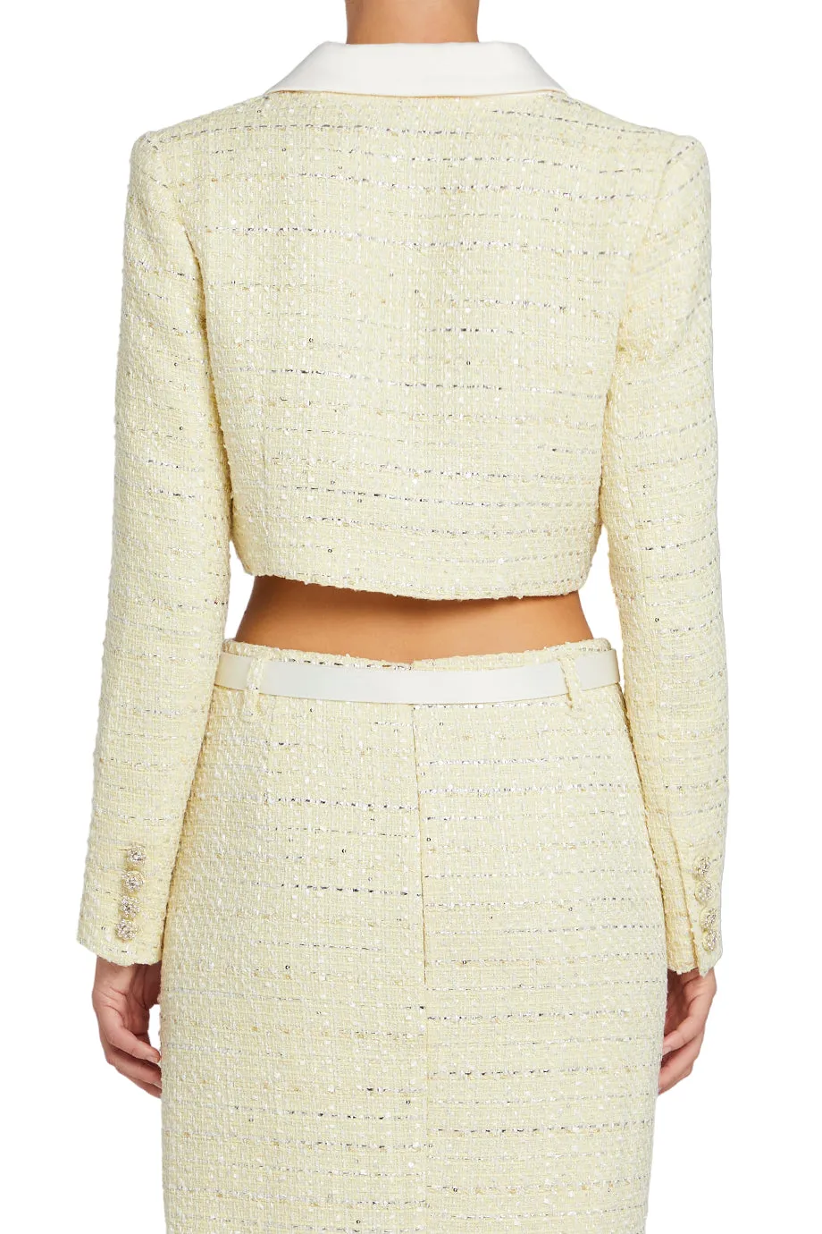 BOUCLE CROPPED JACKET