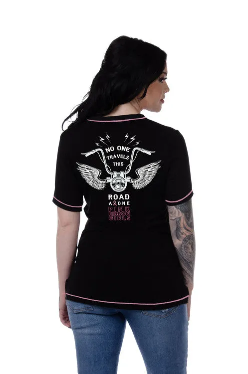 Breast Cancer Ribbon Shirt 7047 BS USA