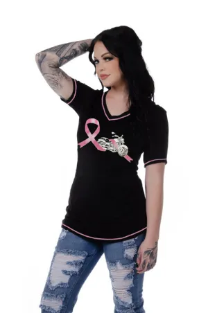 Breast Cancer Ribbon Shirt 7047 BS USA