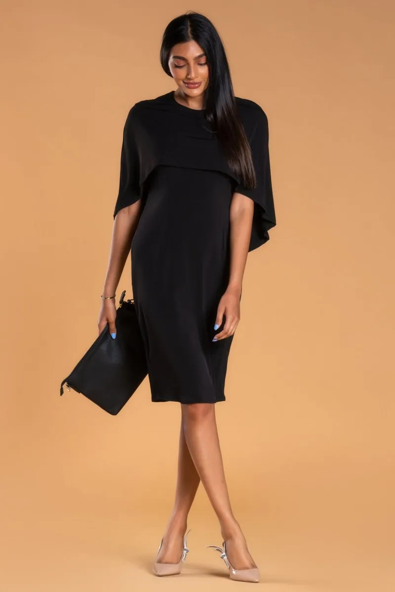 Brigitte Brianna Cape Dress