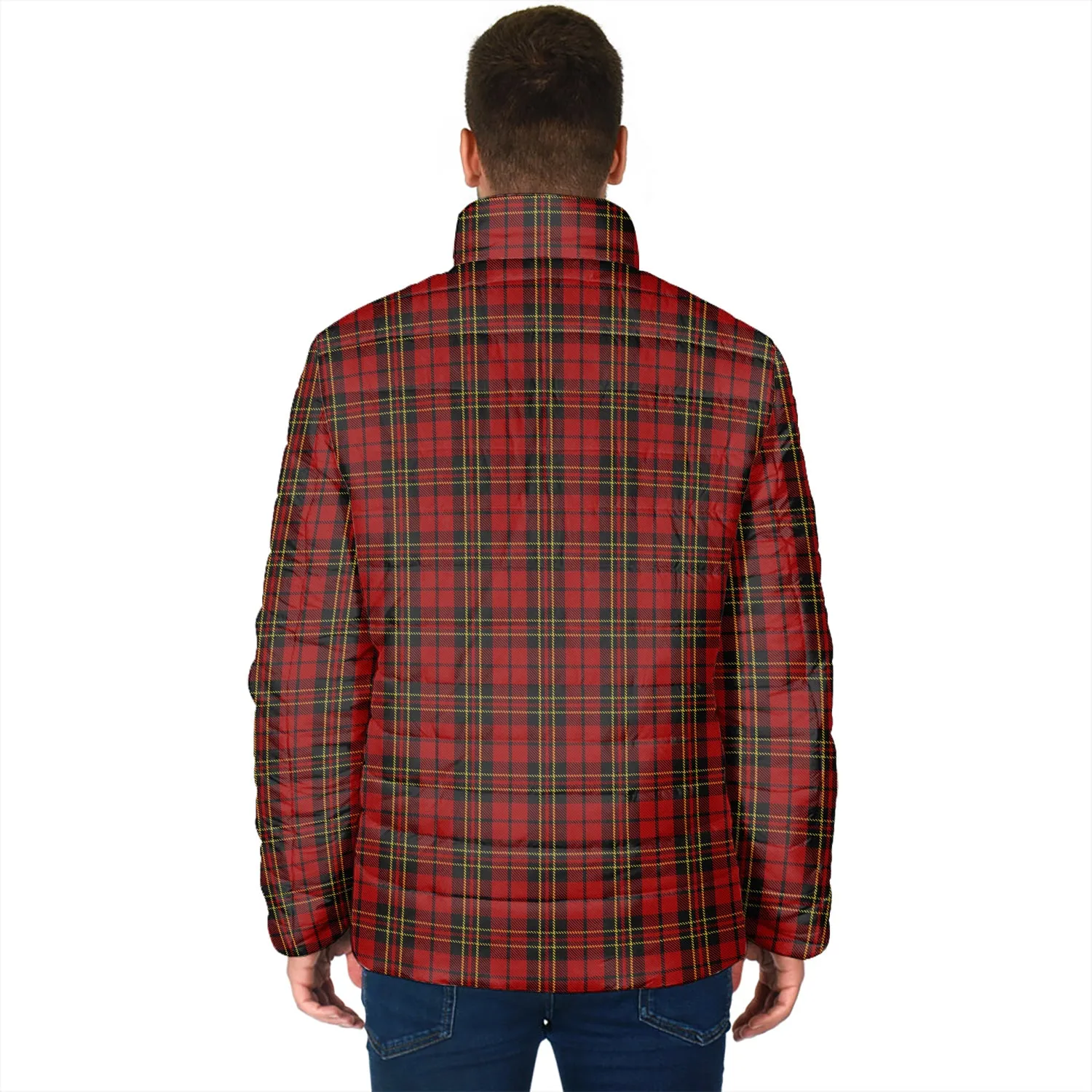 Brodie Tartan Padded Jacket with Family Crest