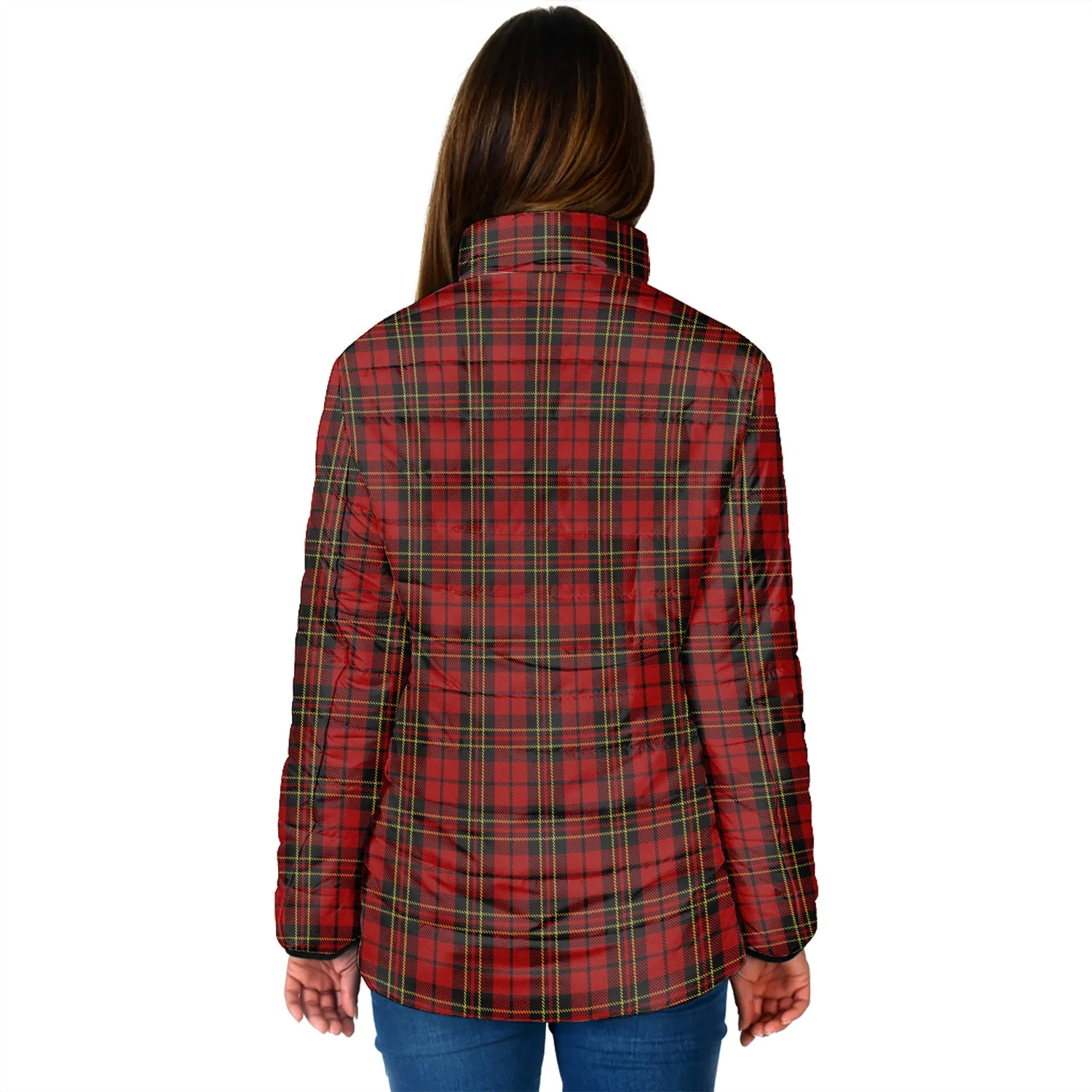 Brodie Tartan Padded Jacket with Family Crest