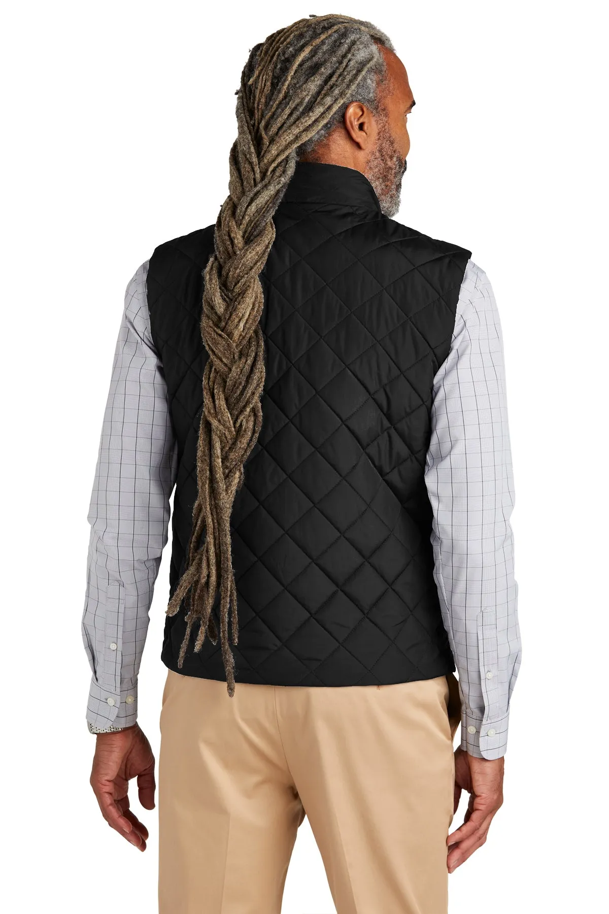 Brooks Brothers Quilted Vest, Deep Black