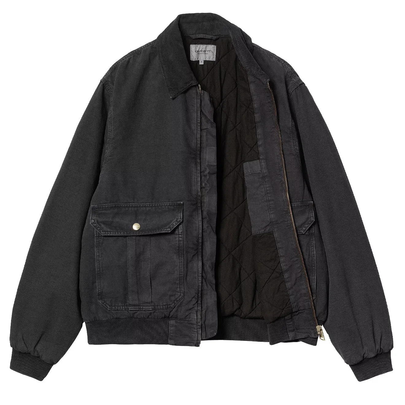 Carhartt WIP Stanton Jacket Black / Black Stone Dyed