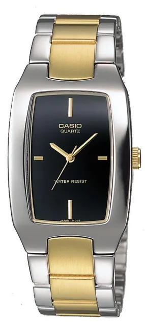 Casio Mens Analog Two Tone Dress Watch