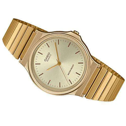 Casio MQ-24G-9EDF Gold Plated Strap Watch for Women