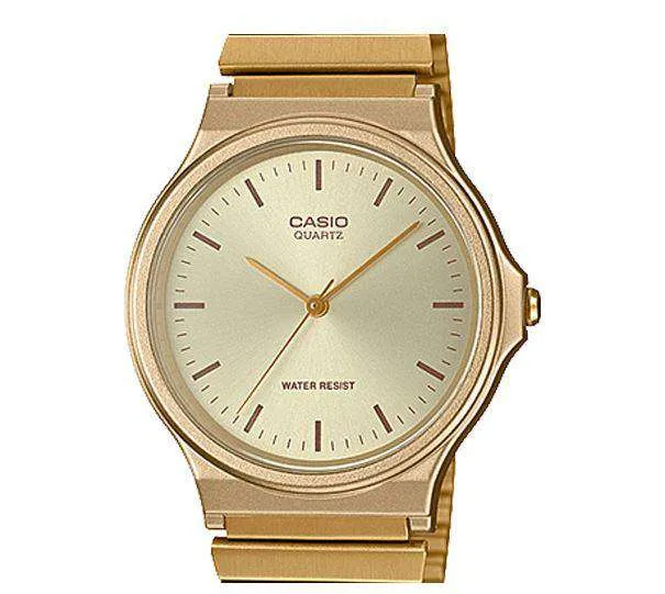 Casio MQ-24G-9EDF Gold Plated Strap Watch for Women