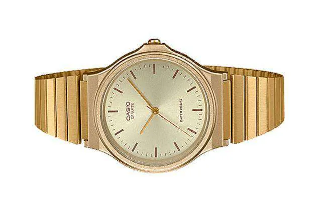 Casio MQ-24G-9EDF Gold Plated Strap Watch for Women