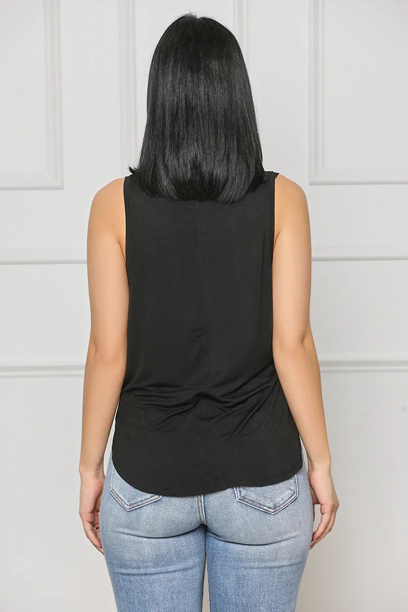 Classic Fit Tank Top (Black)- FINAL SALE