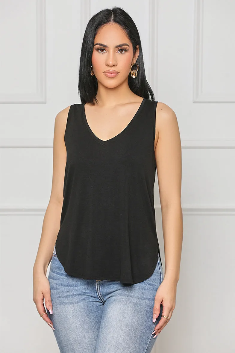 Classic Fit Tank Top (Black)- FINAL SALE