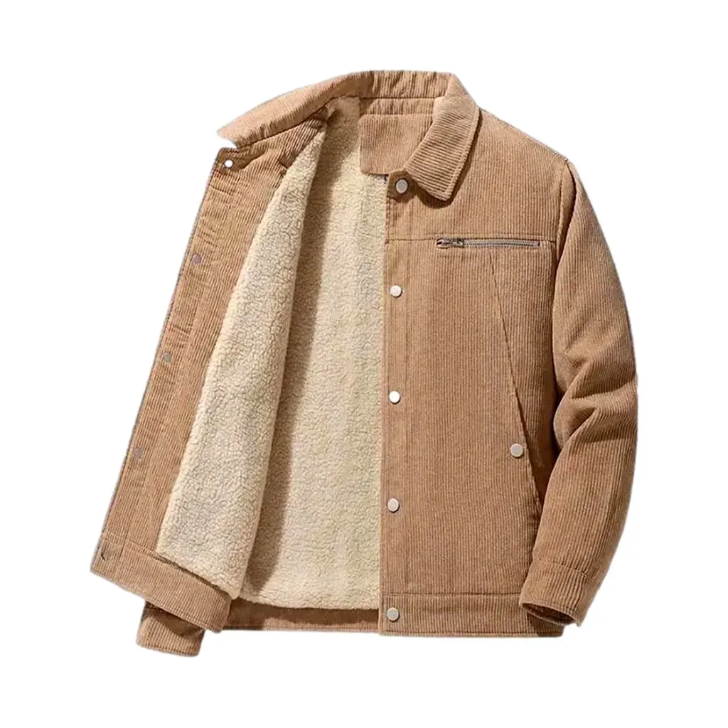 Classic men's corduroy coat