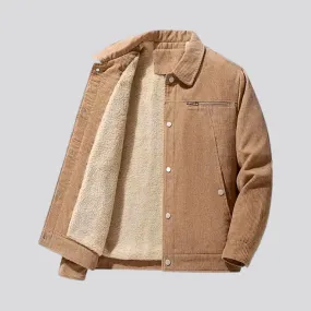 Classic men's corduroy coat