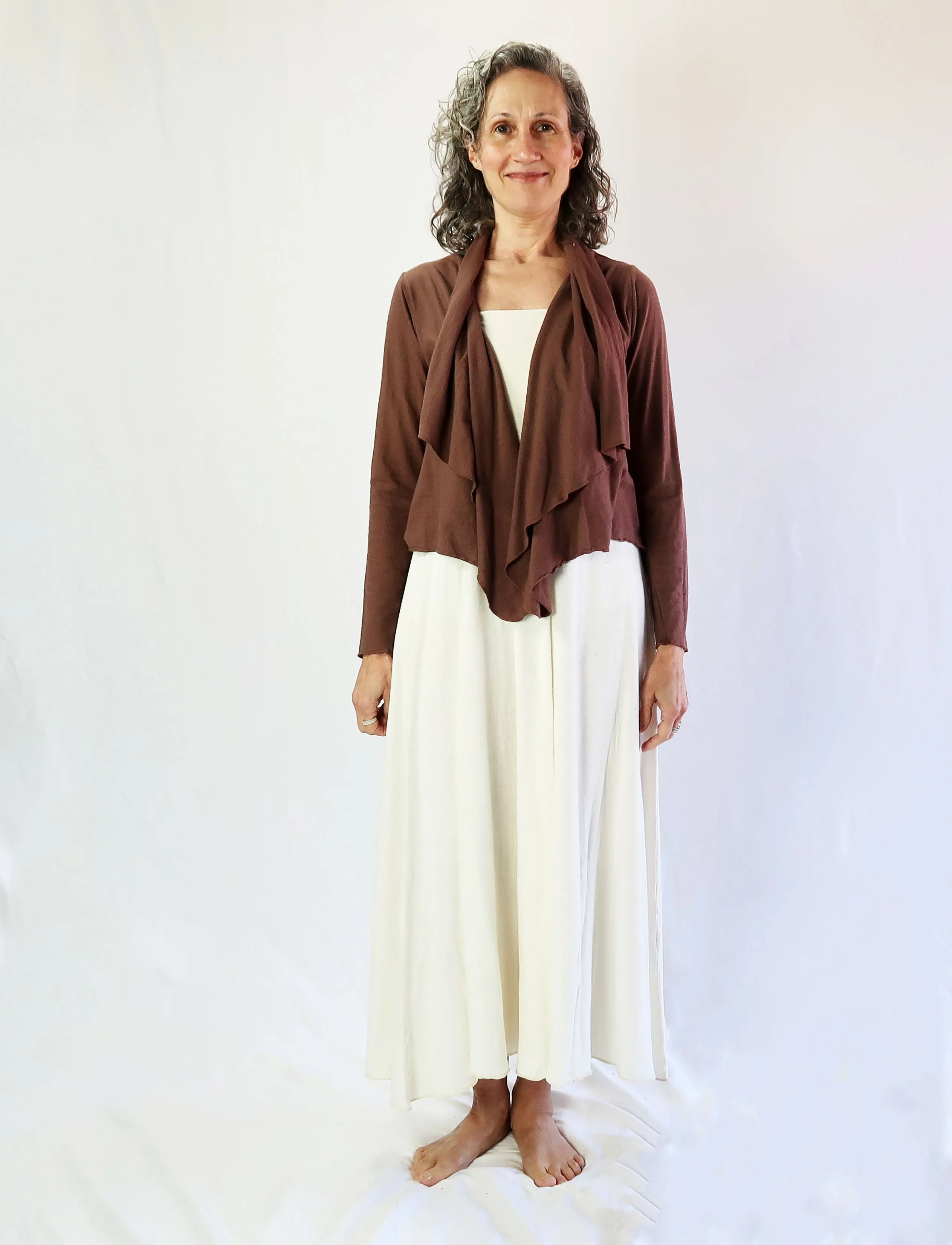 Cocoon Belted Cropped Jacket