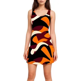 Copenhagen Print Skater Dress - Airline Series