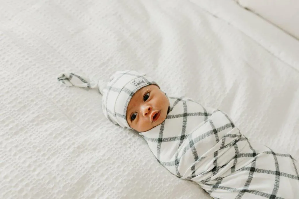 Copper Pearl Top Knot Hat 0-4 Months - Ledger