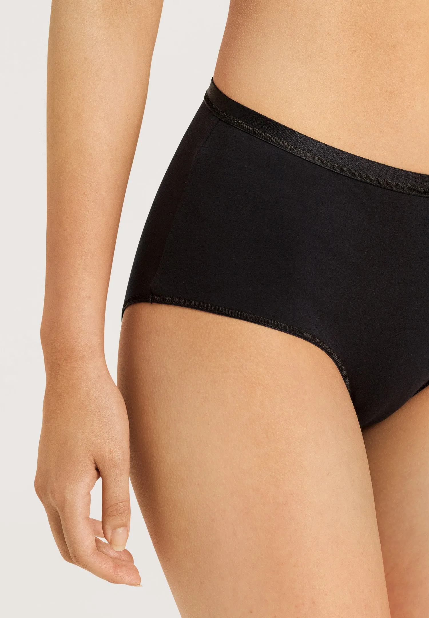 Cotton Sensation Cotton Full Brief | Black 71413-019