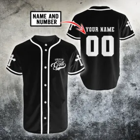 Cross Baseball Jersey - Child Of God Custom Printed 3D Baseball Jersey Shirt For Men Women