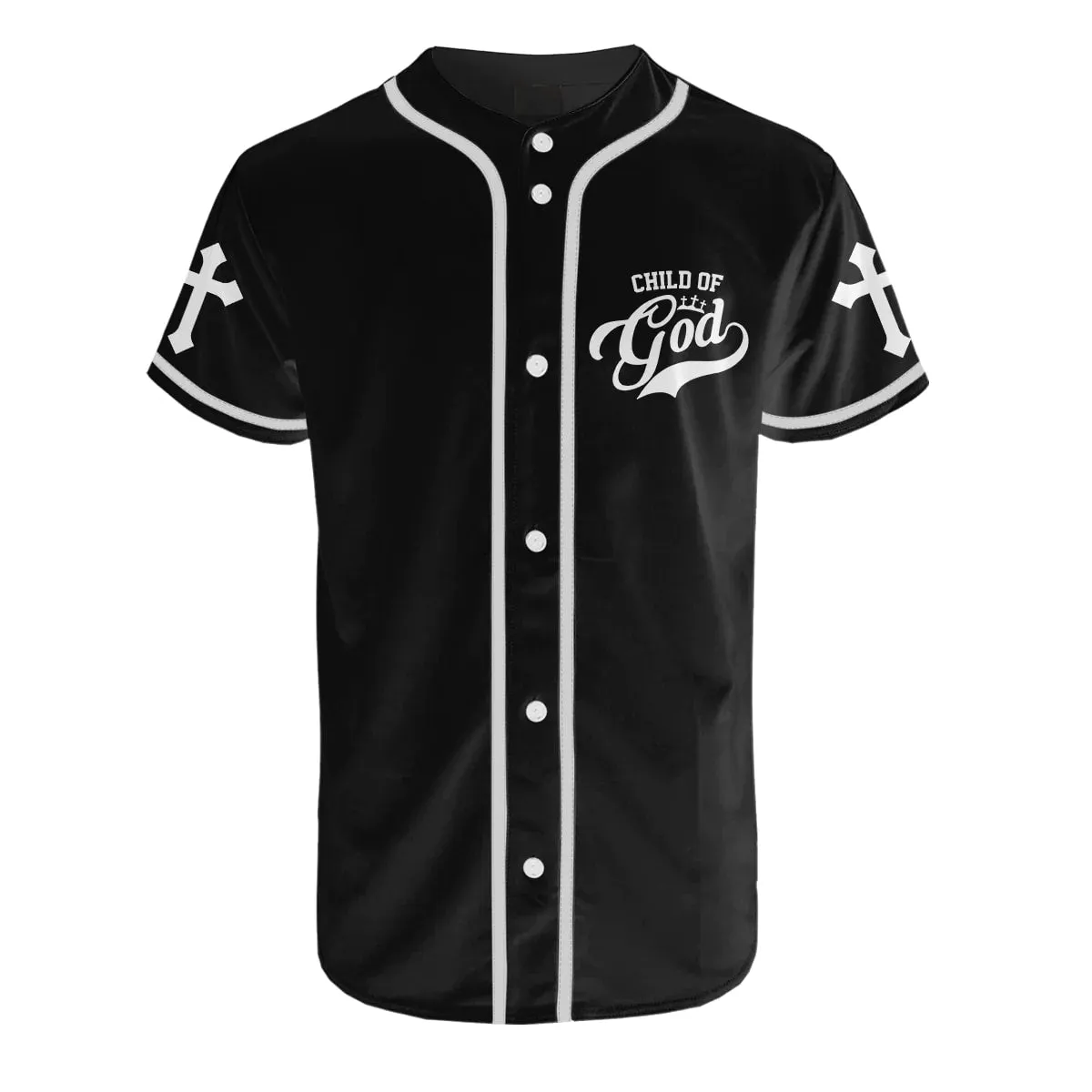 Cross Baseball Jersey - Child Of God Custom Printed 3D Baseball Jersey Shirt For Men Women