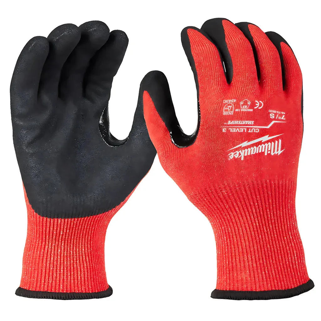 Cut Level 3 Nitrile Dipped Gloves - S